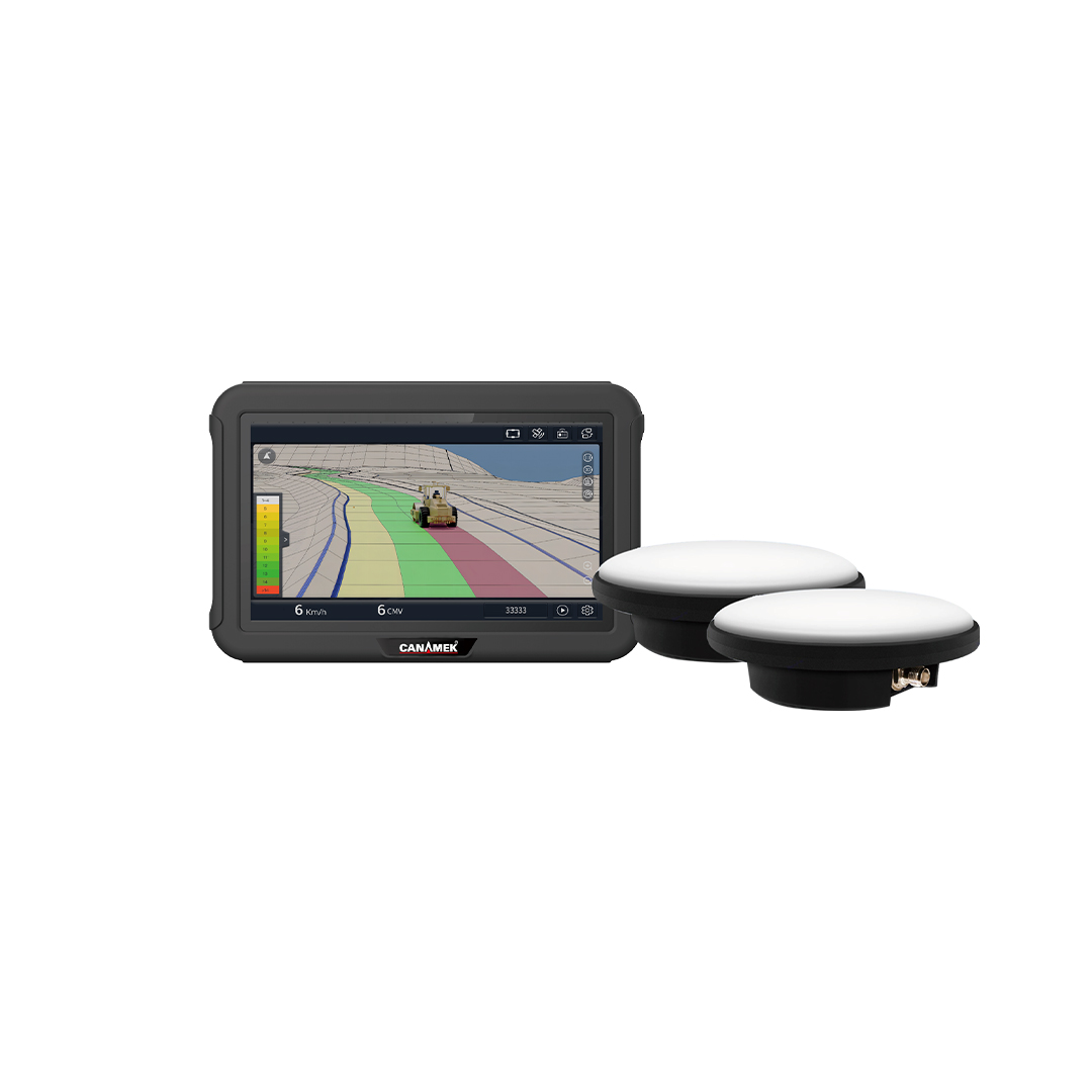 سیستم هوشمند غلتک جاده‌ای GNSS CANAMEK COMP-Mizer